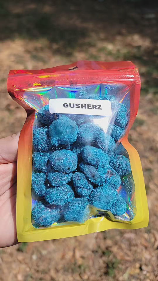 Frosted Gusherz - VIRAL Sour Blue Razz Gusherz