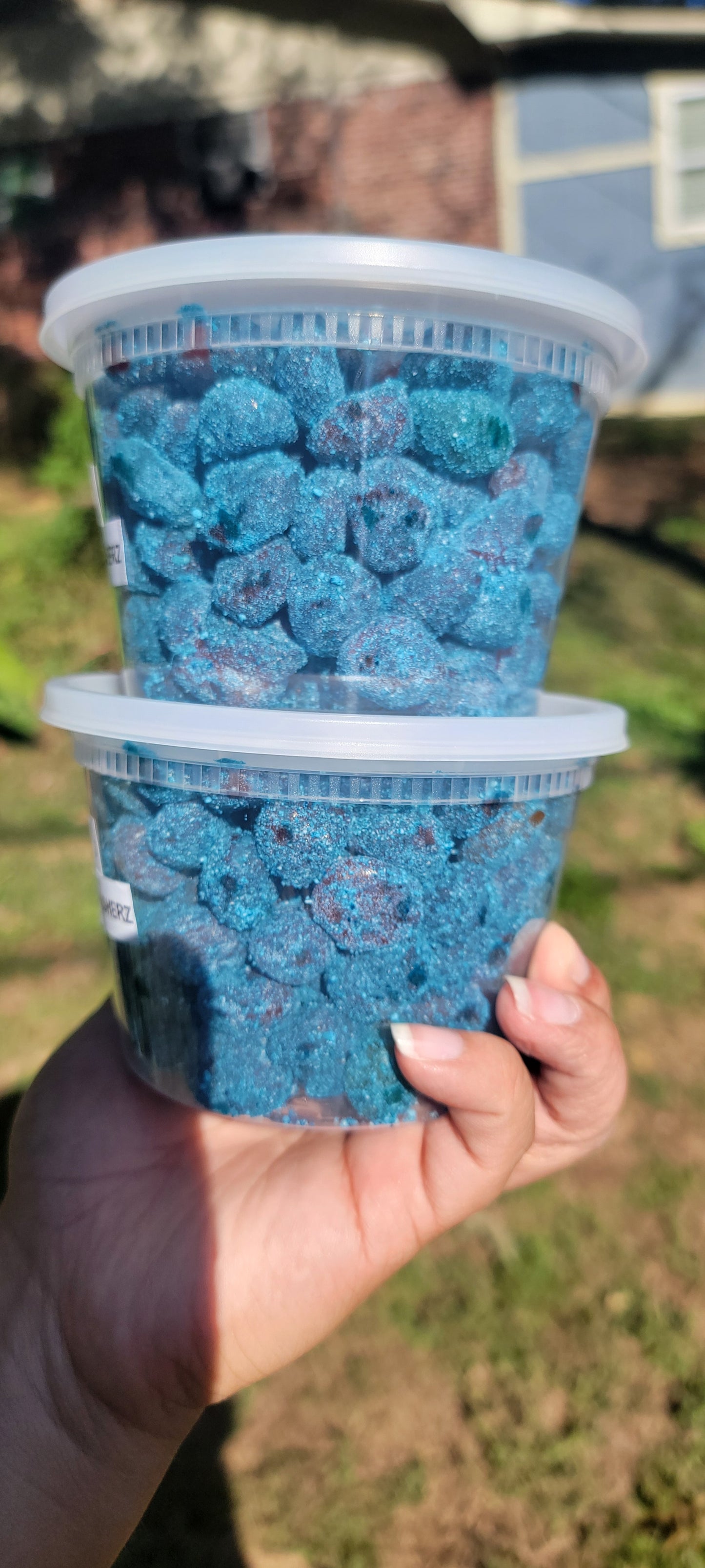 Frosted Gusherz - VIRAL Sour Blue Razz Gusherz